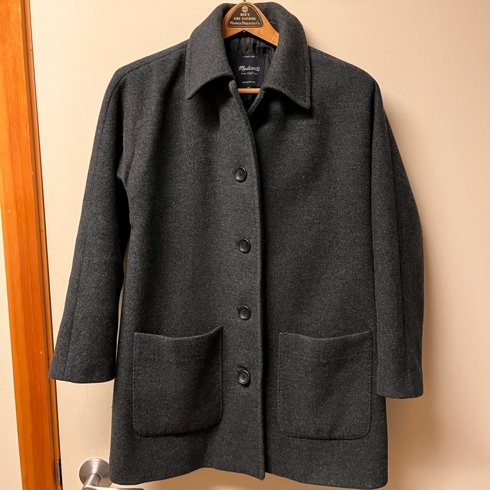Madewell Wool single breasted coat